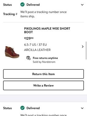 PIKOLINOS Men's Short Lace-Up Boot — Burgundy with Brown Sole